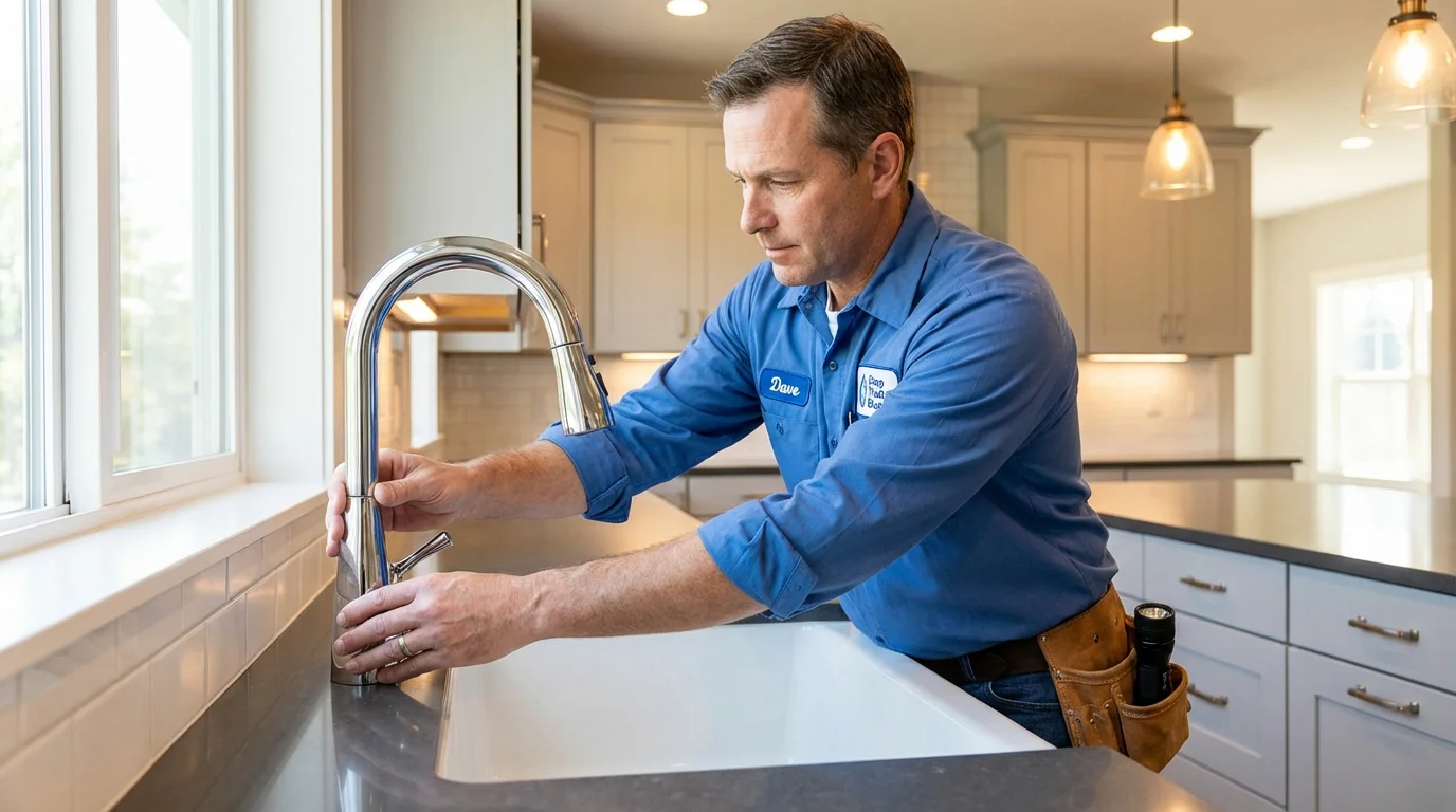Kitchen faucet installation by Johns Plumbing LLC in Arvada